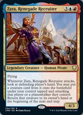 Zara, Renegade Recruiter -Foil Light Play MTG Commander Legends