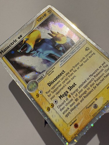 Manectric ex 101/107 Deoxys Ultra Rare Holo - Played Condition - Vintage - Bild 6 von 6