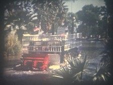 Encanto Park 1960 8mm Film Home Movie, AZ, Mini Riverboat, Train, Playground