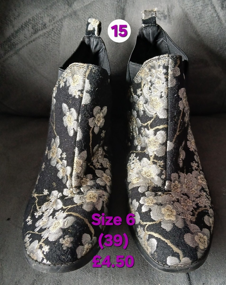 Embroidered Boots Floral Ankle Boots Primark Primark Women's Ankle