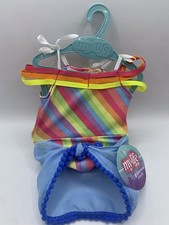 My Life As Outfit Rainbow Swimsuit  Cover-up for 18" Doll NEW TA