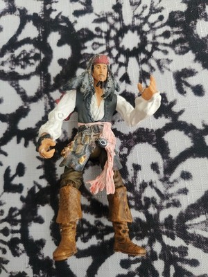 Disney Pirates Of The Caribbean Captain Jack Sparrow 3.75  Action Figure Zizzle