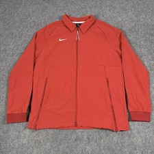 Nike Therma Dri Fit Athletic Sportswear Full-Zip Jacket Fit Men's Size Large Red