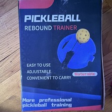 Pickleball Rebound Trainer Adjustable Waterfillable Training Aid