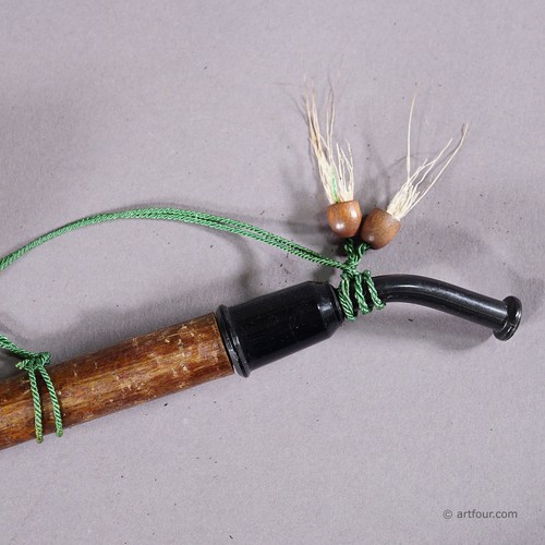 Vintage Black Forest Porcellaine Tobacco Pipe with Capercaillie - 第 7/7 張圖片