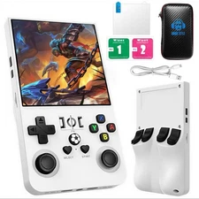 VINEGO R36Max Handheld Game Console - Preloaded 21000+ Classic Games, Father'...