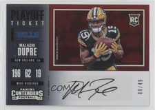 2017 Panini Contenders Playoff Ticket 8/49 Malachi Dupre #266 Auto nd3