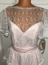 GUNNE SAX Jessica McClintock - VTG - Spring Easter Wedding DRESS - NWT - USA M/9