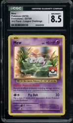 Mew 53/108 Evolutions League Challenge Promo Holo