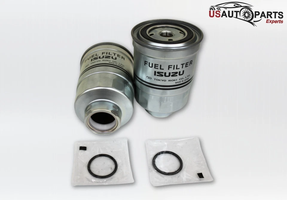 Cantidad 2 - Elemento de filtro de combustible Isuzu genuino de alta eficiencia para NQR NPR 4HK1 05-23 Foto 3 de 4