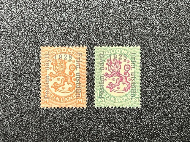 Finland 1928 Collection of #153-154 Mint H 1X643A