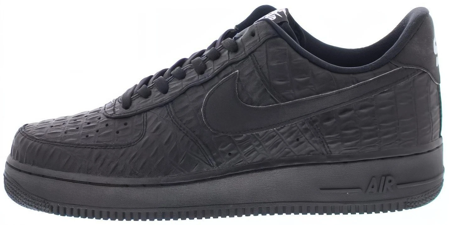 Nike Air Force 1 Low Black Croc Print for Sale | Authenticity