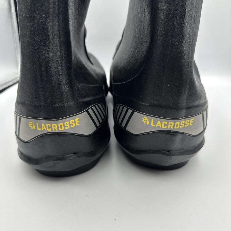 Sapatos de trabalho masculinos de borracha preta Lacrosse ATS carboneto de tungstênio 12 polegadas - Imagem 2 de 4