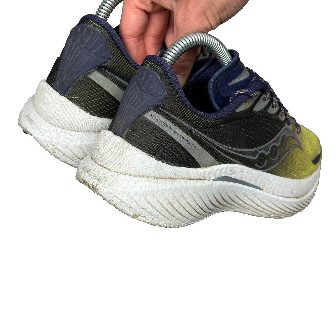 Saucony Endorphin Speed 3 Night Light Yellow Womens Running Shoes - Size UK 5.5 image 4
