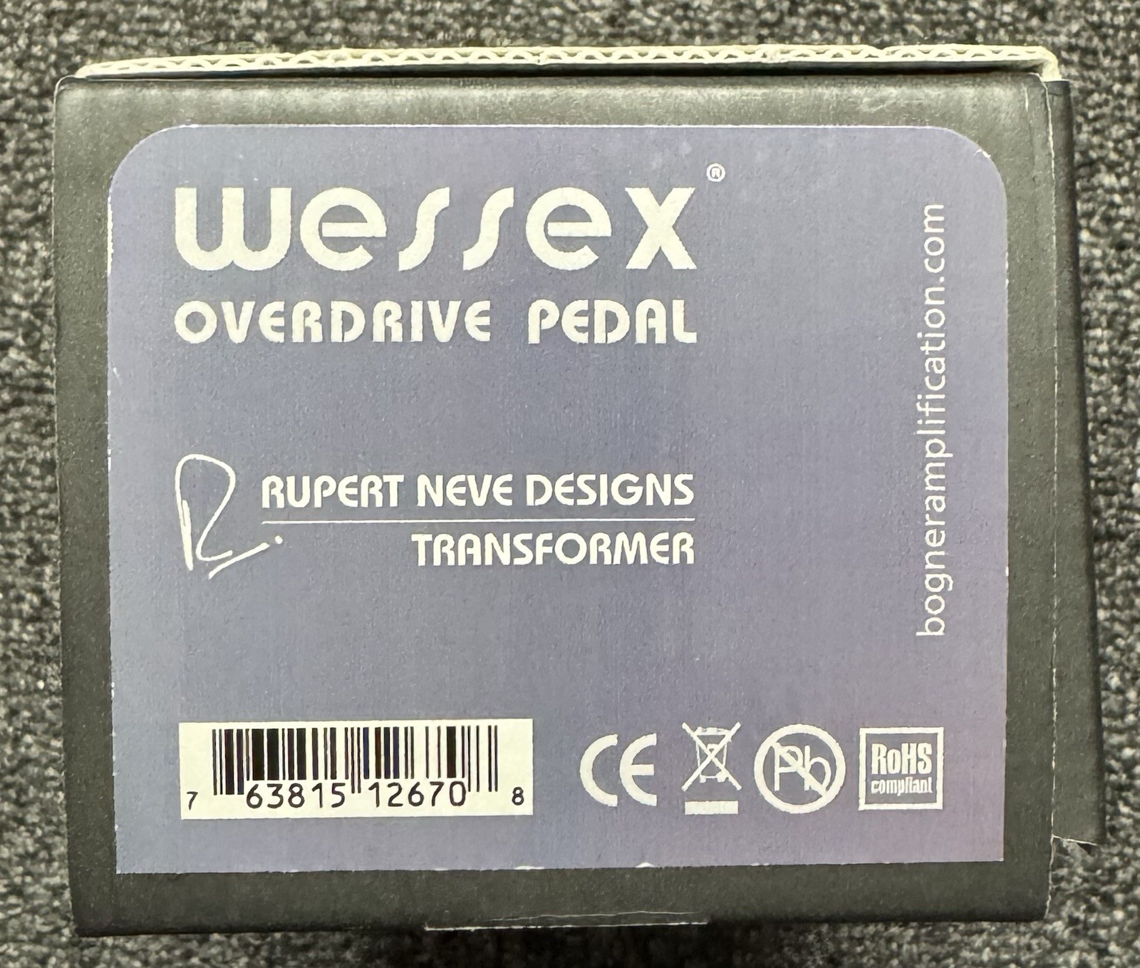 BOGNER WESSEX OVERDRIVE PEDAL RUPERT NEVE DESIGNS NEW IN BOX