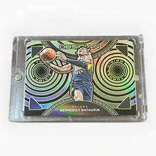 Bennedict Mathurin 2022-23 Panini Obsidian Tunnel Vision Rookie Gold Yellow /10