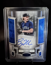 2024 Topps Tier One Breakout Bryce Miller Mariners Blue Foil #BOA-BM /99