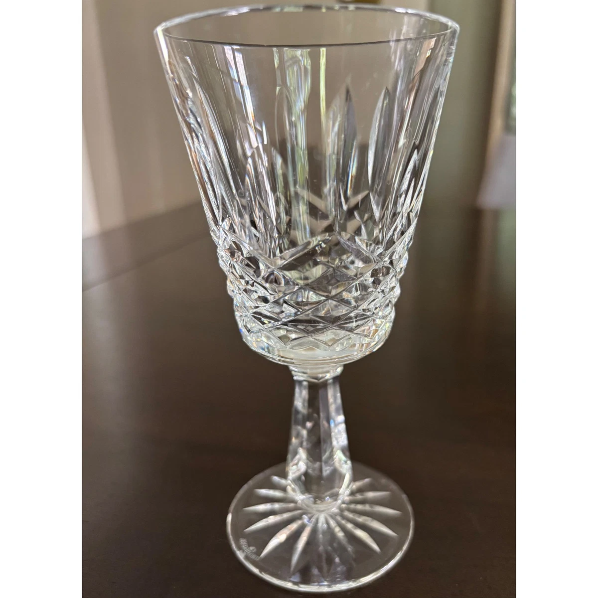Lead Crystal Etched Wine Glasses for sale | eBay