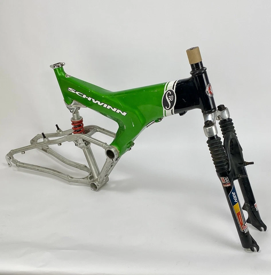 1999 Schwinn SC30 Карбоновая Полная Подвеска Рама Вилка Комплект Средний Вариант Логотипа Редкий - Изображение 2 из 4