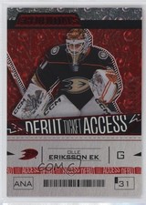 2023 Upper Deck Credentials Debut Ticket Access Red /349 Olle Eriksson Ek 1l0d