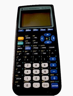 Texas Instruments T i83 Plus Graphing Calculator (Tested Works Perfect Condition