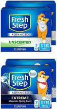 Advanced Clumping Cat Litter with Activated Charcoal Natural Odor Control Ad