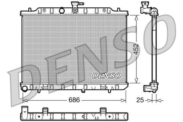 Denso KüHler, MotorküHlung DRM46007 Passend FüR Nissan-image