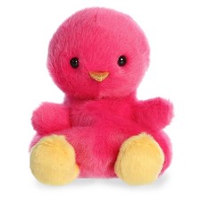 Palm Pals - 5" Peyton Pink Chick Stuffed Animal Plush Soft, Fluffy Touch