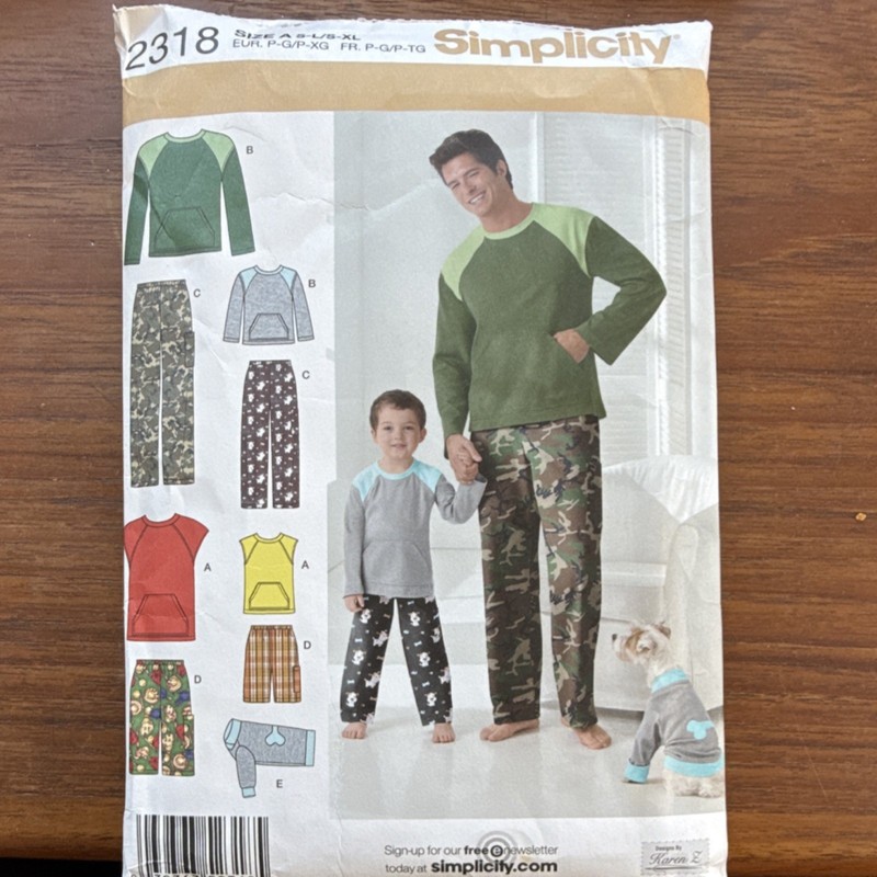 Simplicity 2318 Men's Shirt and Pants Sewing Pattern Men's Clothing DIY Craft