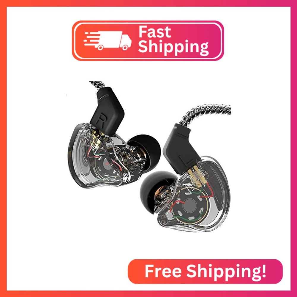 CCZ Melody in Ear Monitor, Dynamic Hybrid Dual Driver in Ear Earphones 1BA 1DD H