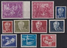 DDR - Mi. 246-255 (aus Jg. 1950) ** - Kabinett bis Luxus - 191,00 M&euro; - X755