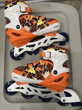 Kuxuan Skates Adjustable Inline Skates for Kids and Teens, Boys Girls Large