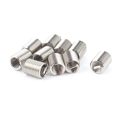 10Stk 304 Edelstahl Draht Spirale Gewindereparatur M4 x 0,7 mm x 2,5 D