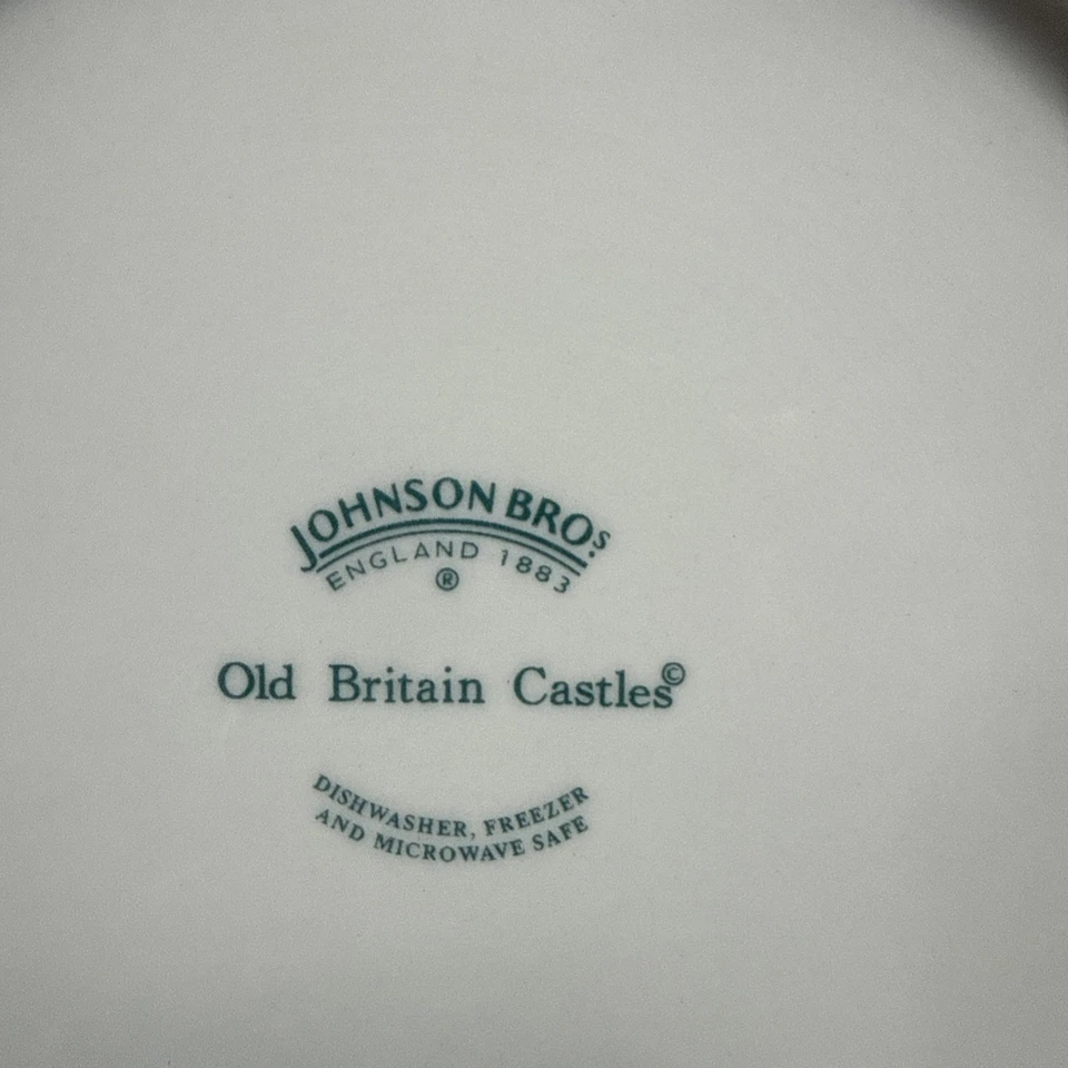 Johnson Bros. England Old Britain Castle Red Christmas Tree 10.5" Dinner Plate - Image 3 of 3