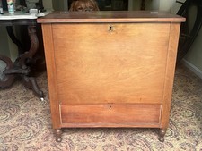 Antique Kentucky Cherry Sugar Chest May 1834 Lexington Broadsides Lining  Inside