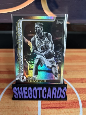 #ad #ad 2025 Topps Dirk Nowitzki Blackout #252 Black Friday Exclusive Mavericks $1.75