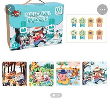 NEW multi-Level Puzzles Preschool Toys Puzzles Gift for Boys and Girls,Age 2 