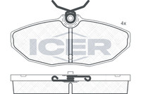 BremsbeläGe Bremsbelagsatz Hinten FüR Jaguar S-Type II X200 99-09 C2C 8342