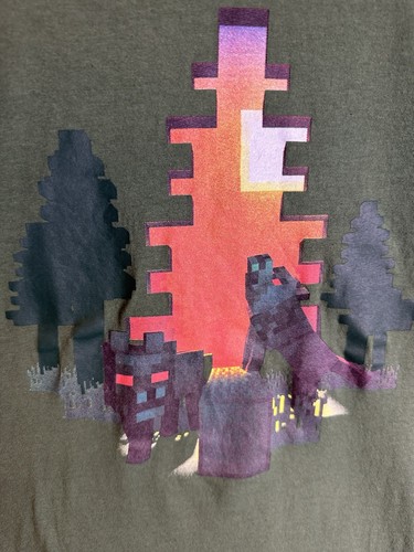 MINECRAFT Official Mine Chest Graphic Tee- Youth Large Mojang Video Game T-shirt - Picture 3 of 8