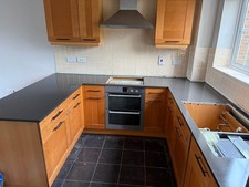 Charcoal Grey Quartz Luxury Kitchen Worktop Countertop 3000mm x 620mm x 20mm