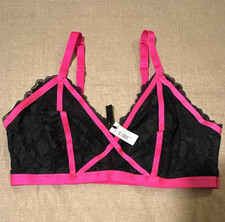 Torrid Neon Nights Keyhole Halter Bralette, B...