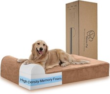 Orthopedic Dog Beds for Large Dogs, 7" Memory Foam Dog Beds with Waterpro