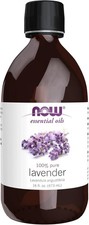 NOW Foods Essential Oils, Lavender Oil, 100 Pure, Vegan, 16-Ounce