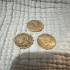 1964 Kennedy Half Dollar 50C Coins Lot of 3 Circulated  Collectible 90% silver
