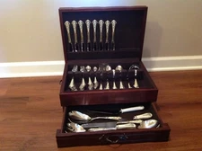 Lenox Holiday Stainless Flatware 62pc Complete Set for 8 +Extras, Box 18/8 Japan