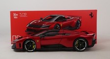 Burago BBurago Ferrari F80 Rouge Argent Noir Roues 2024 1/18 18-16919