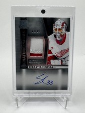 Sebastian Cossa 2024-25 Upper Deck The Cup Signature Patches Auto Rookie /99