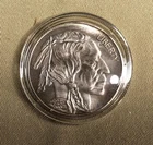 "BUFFALO NICKEL LIKENESS" 1 TROY OUNCE  .999 FINE SILVER ROUND - UNCIRCULATED