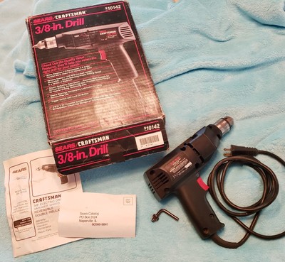 Sears Craftsman 3/8 Inch Reversible Drill Model 9-10142 USED - NICE!