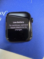 Apple Watch SE 44mm Black Aluminum Case Black Band GPS Water-Resistant